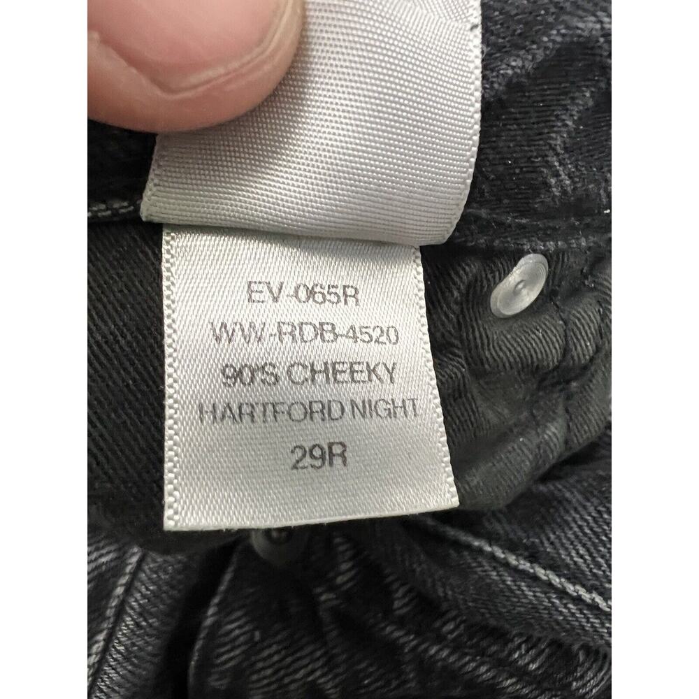 Everlane The 90s Cheeky Jean Organic Cotton Black Button Fly - Picture 8 of 16